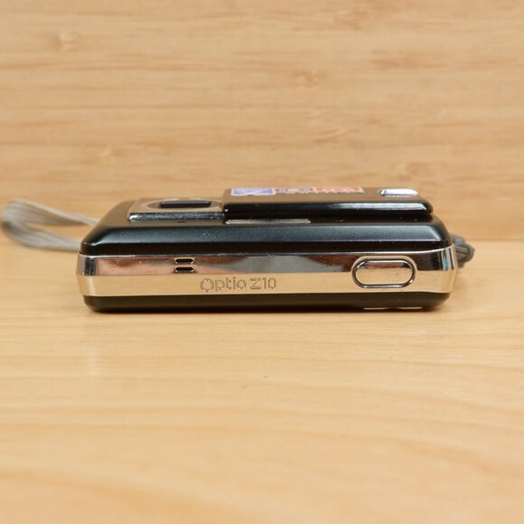 Pentax Optio Z10 8 MP Digital Camera, 7x Optical Zoom,Black - Picture 4 of 8